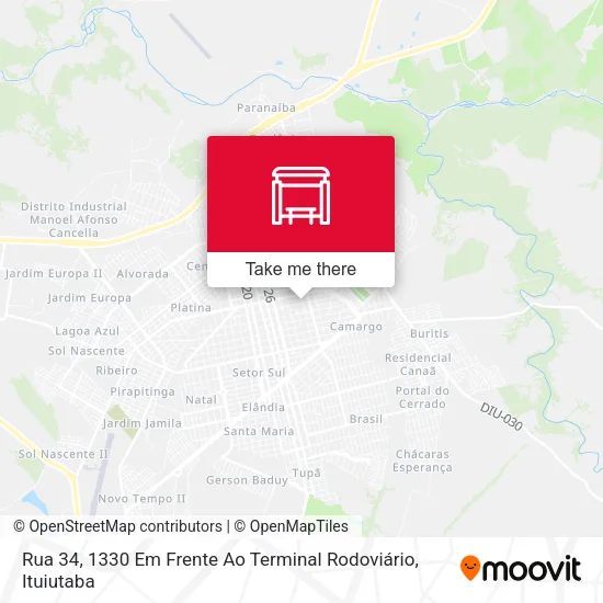 Rua 34, 1330 Em Frente Ao Terminal Rodoviário map