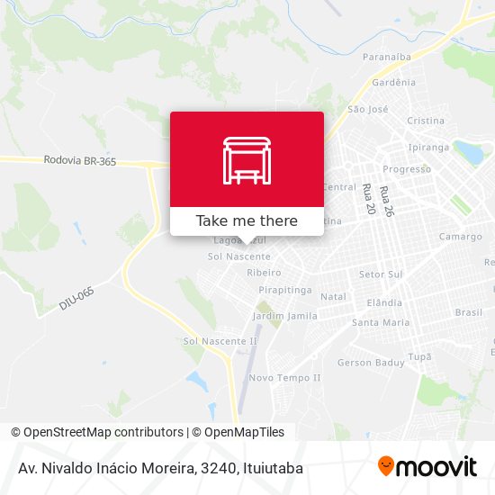 Av. Nivaldo Inácio Moreira, 3240 map
