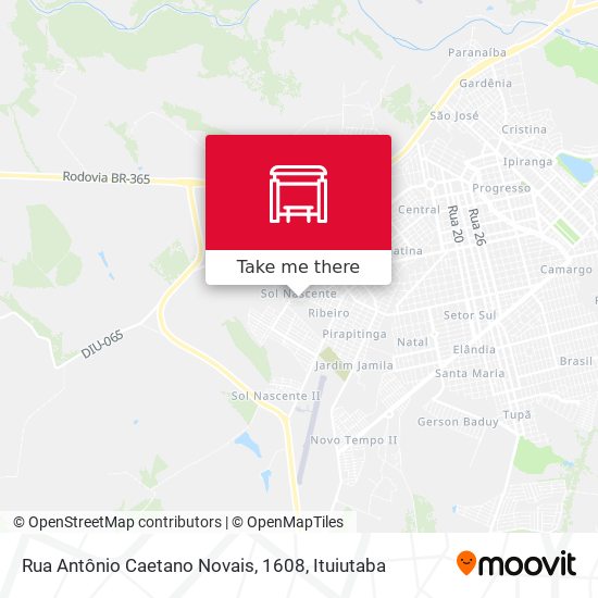 Rua Antônio Caetano Novais, 1608 map