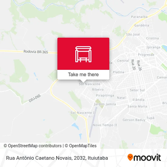 Rua Antônio Caetano Novais, 2032 map