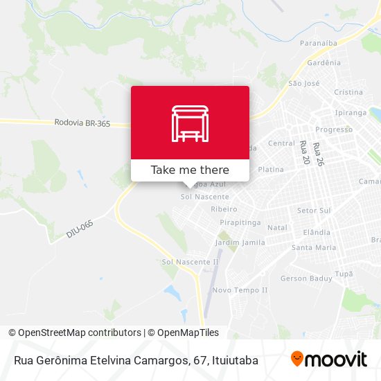 Rua Gerônima Etelvina Camargos, 67 map