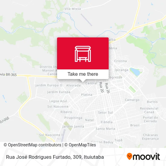 Rua José Rodrigues Furtado, 309 map