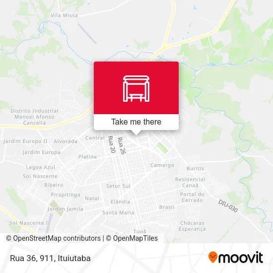 Rua 36, 911 map