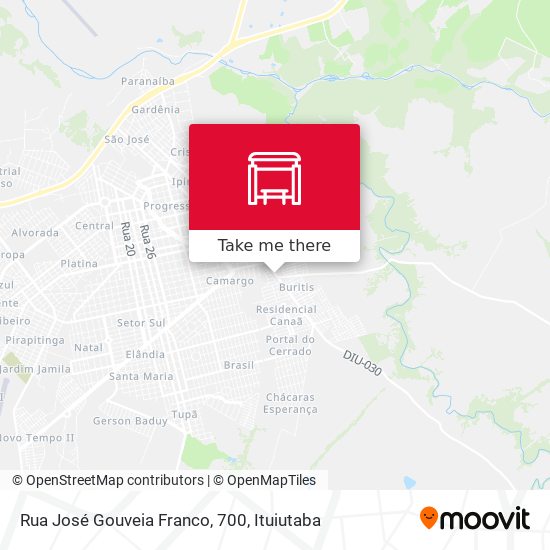 Rua José Gouveia Franco, 700 map