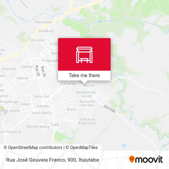 Rua José Gouveia Franco, 900 map