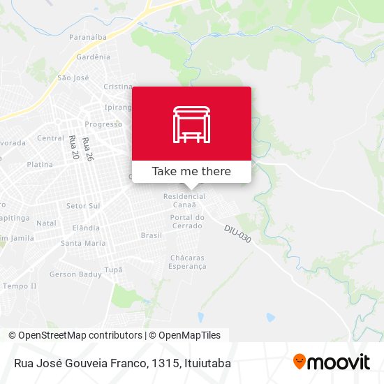 Rua José Gouveia Franco, 1315 map