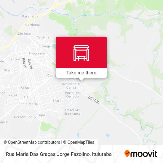 Rua Maria Das Graças Jorge Fazolino map