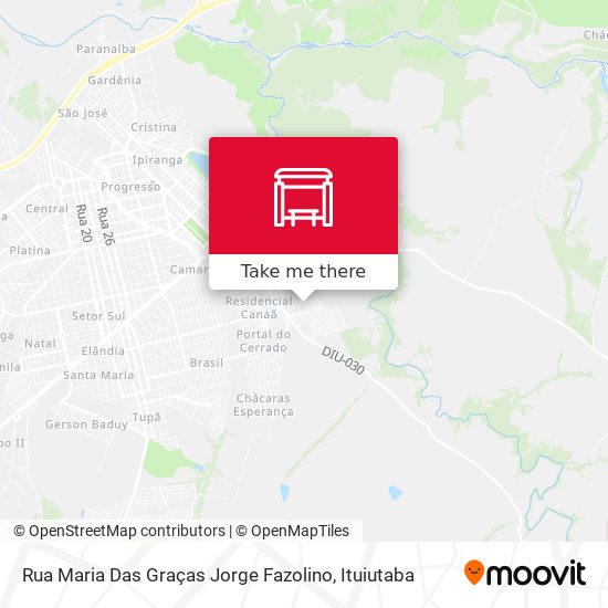 Rua Maria Das Graças Jorge Fazolino map