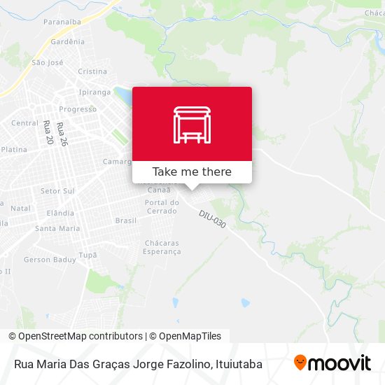 Rua Maria Das Graças Jorge Fazolino map
