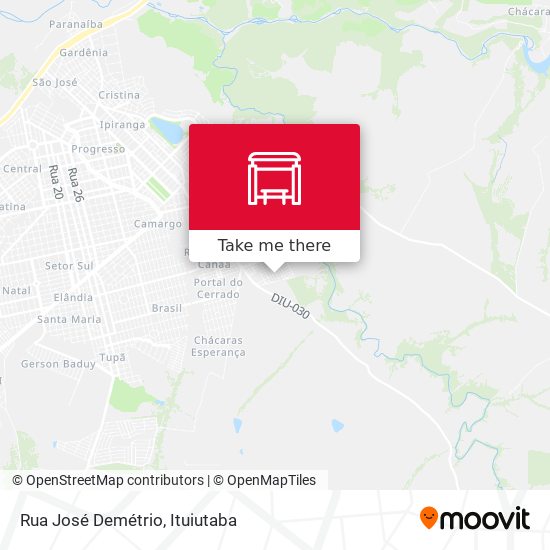Rua José Demétrio map