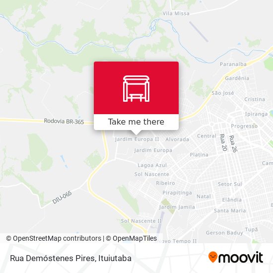 Rua Demóstenes Pires map