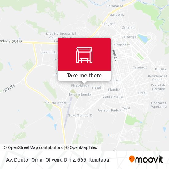 Av. Doutor Omar Oliveira Diniz, 565 map
