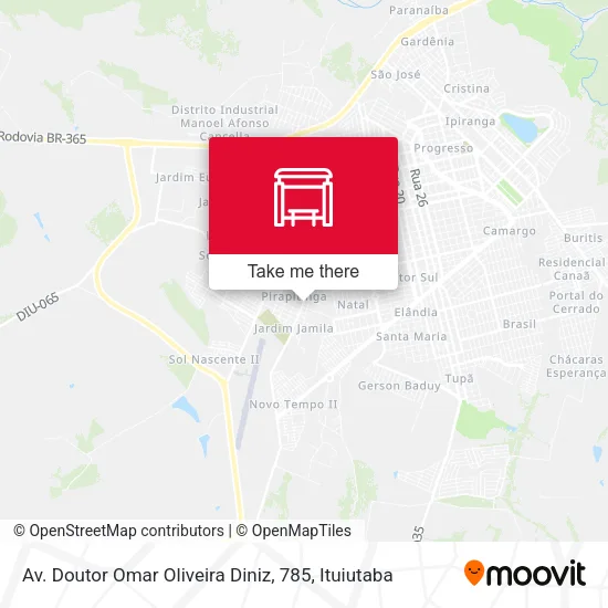 Av. Doutor Omar Oliveira Diniz, 785 map