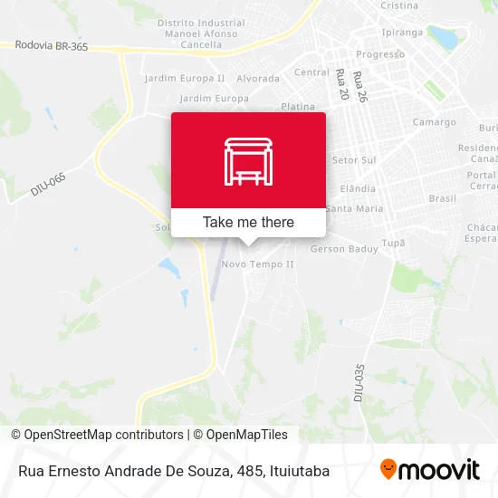 Rua Ernesto Andrade De Souza, 485 map