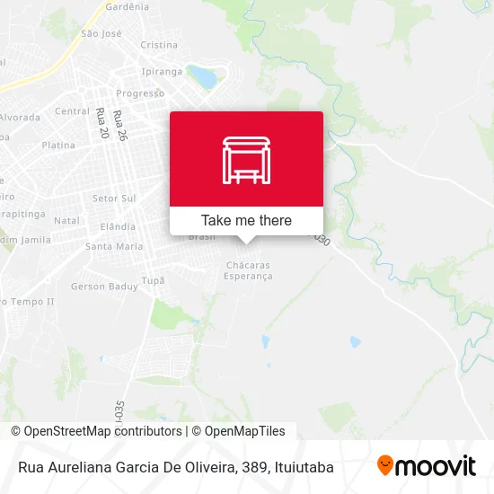 Rua Aureliana Garcia De Oliveira, 389 map