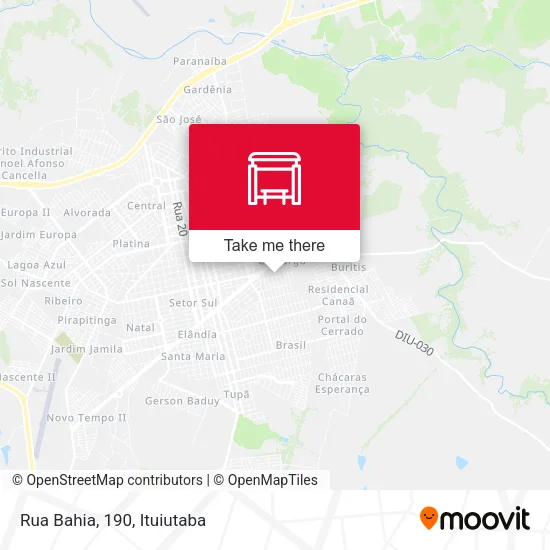 Rua Bahia, 190 map