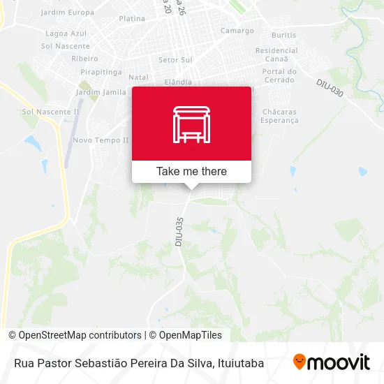 Rua Pastor Sebastião Pereira Da Silva map