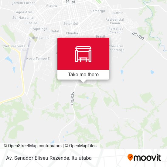 Av. Senador Eliseu Rezende map