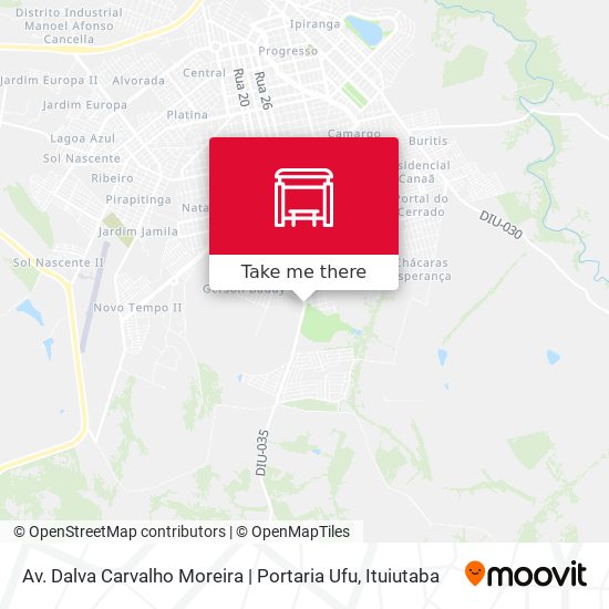 Av. Dalva Carvalho Moreira | Portaria Ufu map