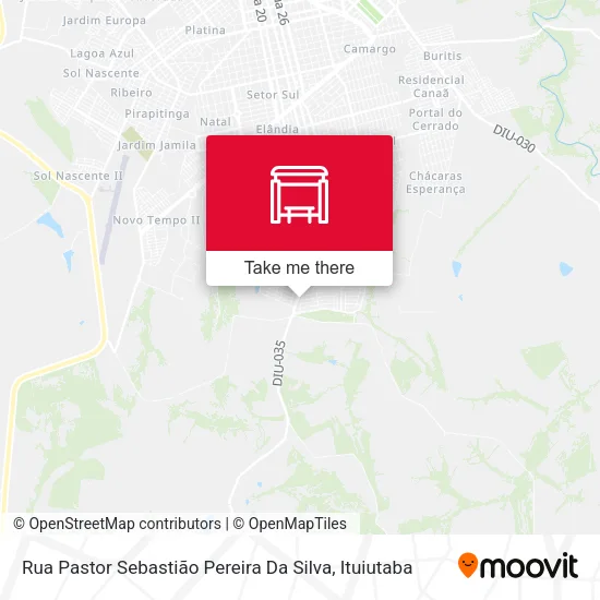 Rua Pastor Sebastião Pereira Da Silva map