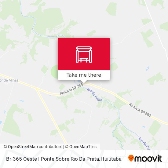 Br-365 Oeste | Ponte Sobre Rio Da Prata map