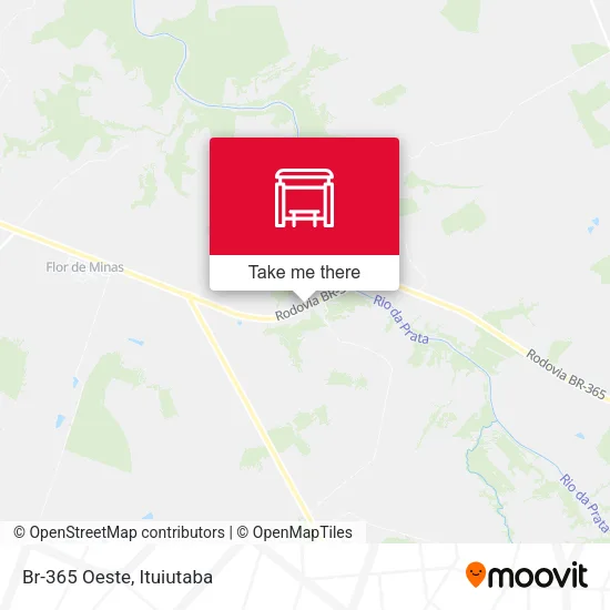 Br-365 Oeste map