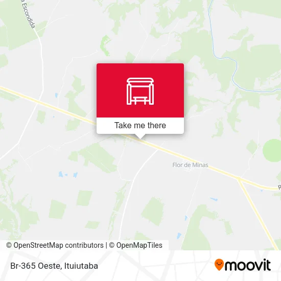 Br-365 Oeste map