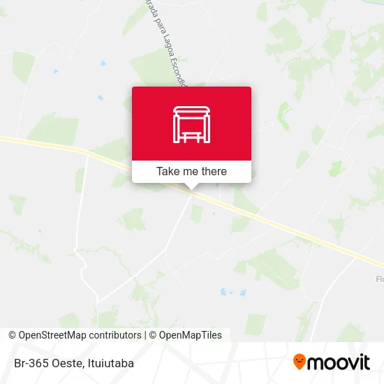 Br-365 Oeste map