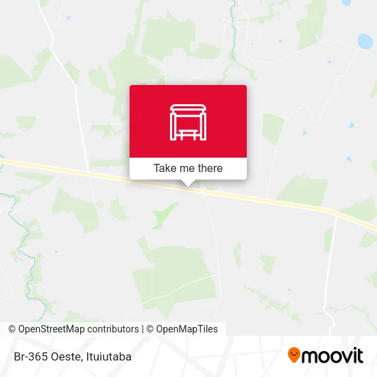 Br-365 Oeste map