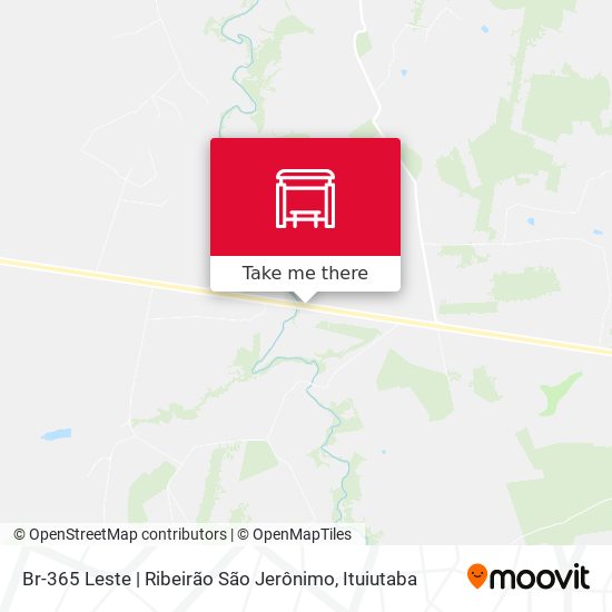 Br-365 Leste | Ribeirão São Jerônimo map