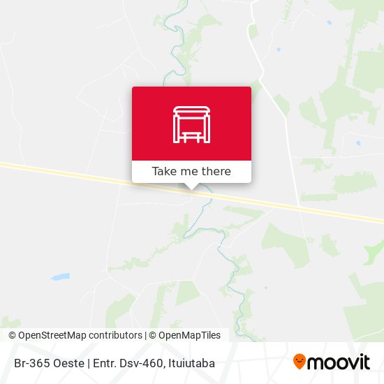 Br-365 Oeste | Entr. Dsv-460 map
