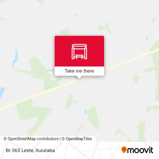 Mapa Br-365 Leste
