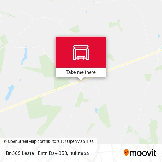 Br-365 Leste | Entr. Dsv-350 map