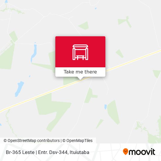 Br-365 Leste | Entr. Dsv-344 map