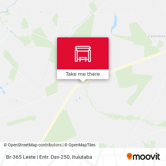 Br-365 Leste | Entr. Dsv-250 map