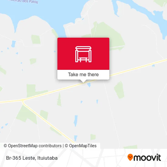 Br-365 Leste map