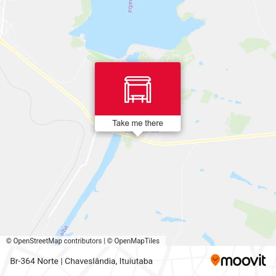 Br-364 Norte | Chaveslândia map