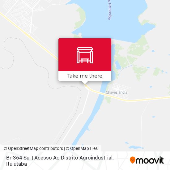 Br-364 Sul | Acesso Ao Distrito Agroindustrial map