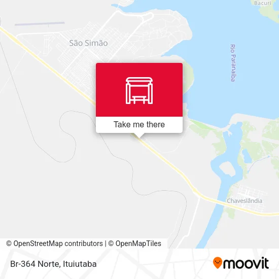 Br-364 Norte map