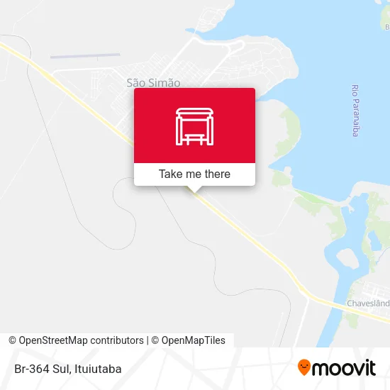 Br-364 Sul map