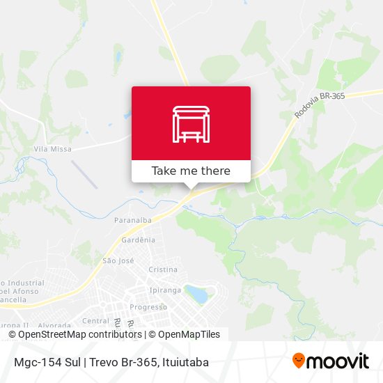 Mgc-154 Sul | Trevo Br-365 map