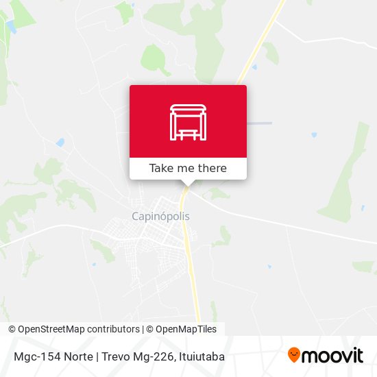 Mgc-154 Norte | Trevo Mg-226 map