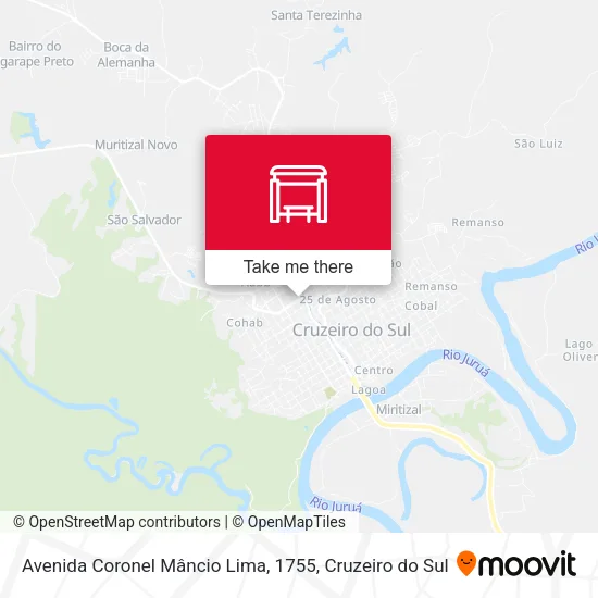 Avenida Coronel Mâncio Lima, 1755 map