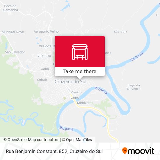 Rua Benjamin Constant, 852 map