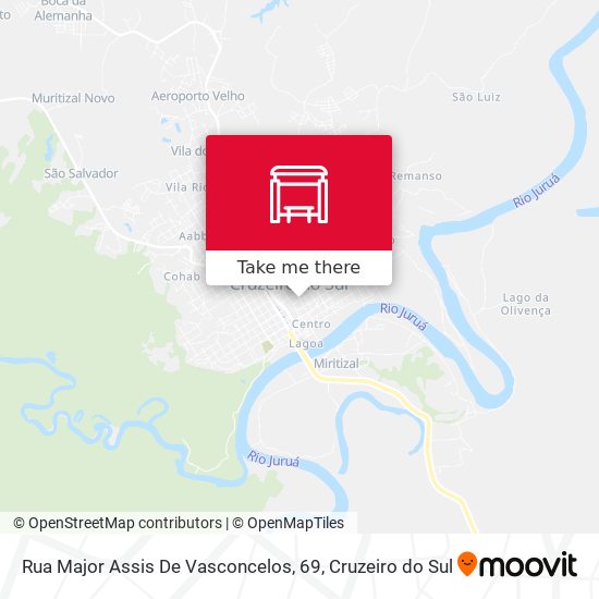 Mapa Rua Major Assis De Vasconcelos, 69