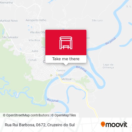 Rua Rui Barbosa, 0672 map