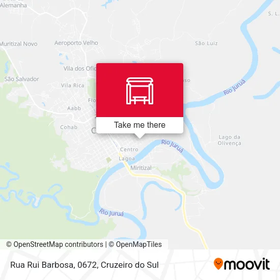 Rua Rui Barbosa, 0672 map