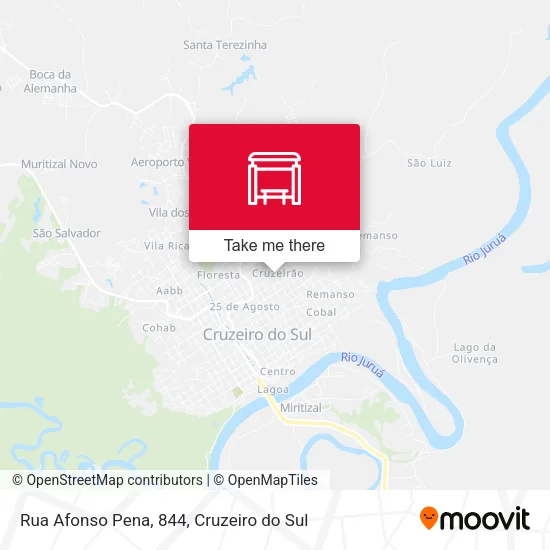 Rua Afonso Pena, 844 map