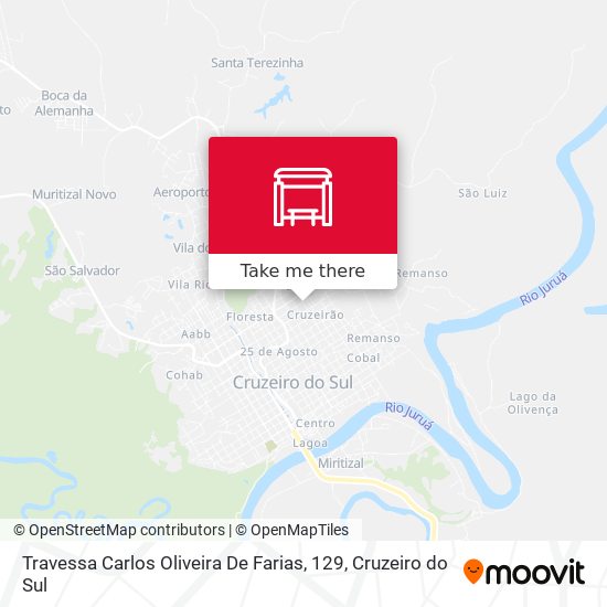 Travessa Carlos Oliveira De Farias, 129 map