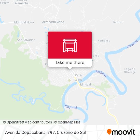 Avenida Copacabana, 797 map